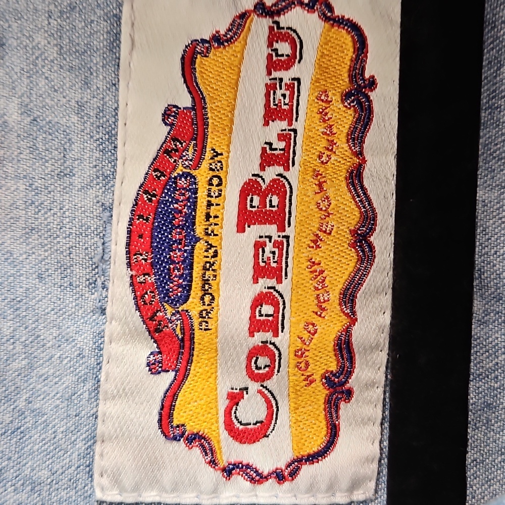 VINTAGE CODEBLUE DENIM JACKET SIZE SML - Picture 6 of 8